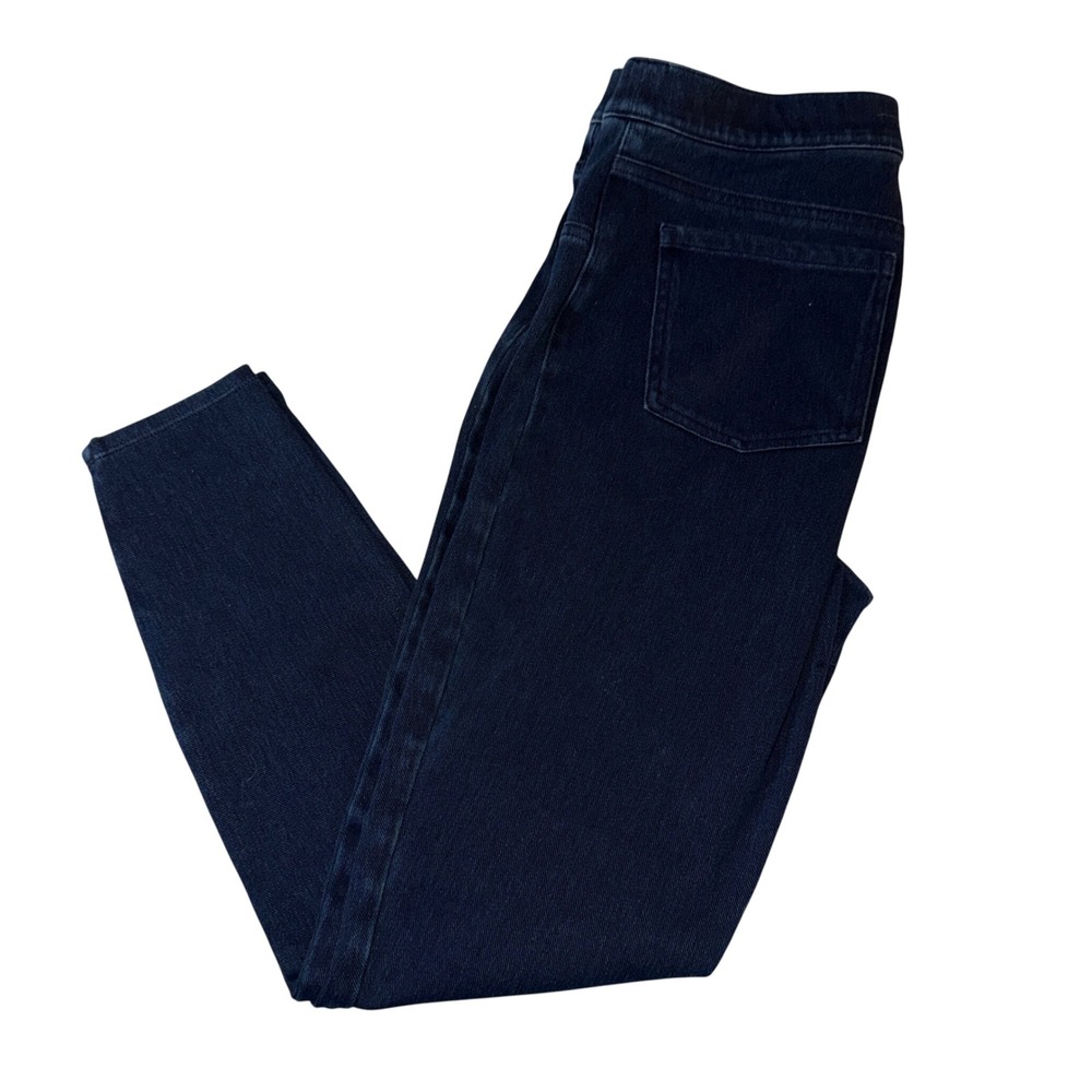 SPANX Women's Dark Wash Denim Jeggings Jeans Size Large - Picture 2 of 4
